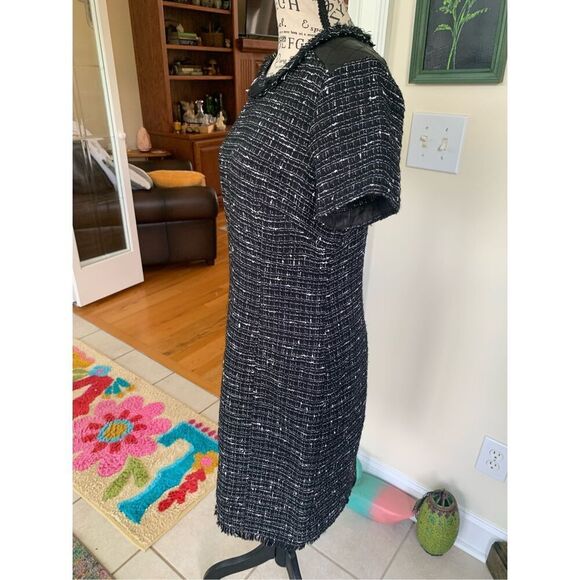 KATE SPADE Wool Blend Woodland Tweed Sheath Dress - Picture 5 of 12